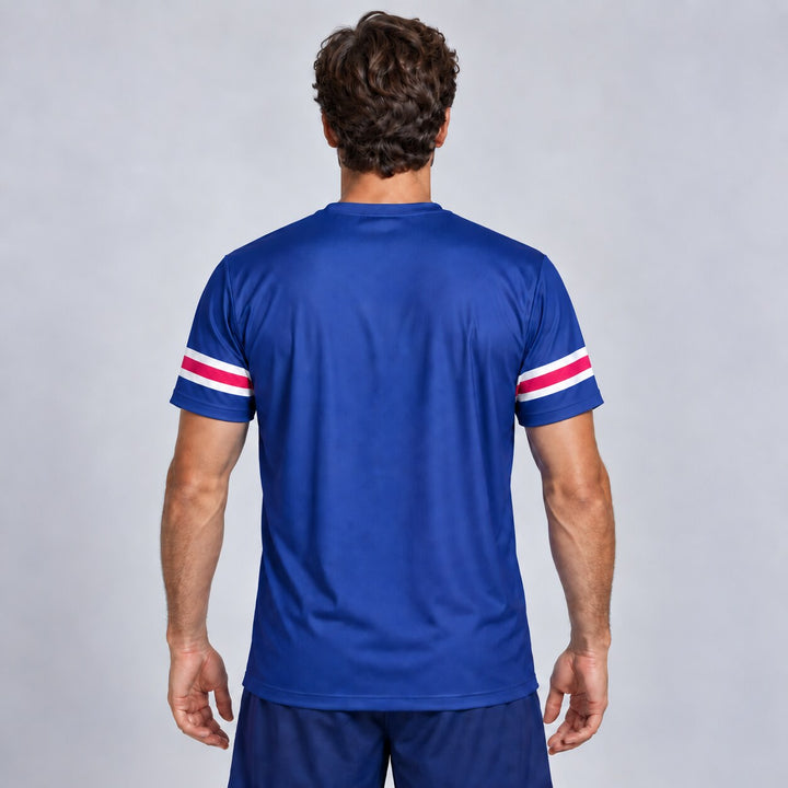 Padel Glint Tech T Shirt - Navy