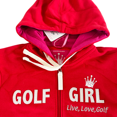 Golf Girl Hoodie - Red (sample)