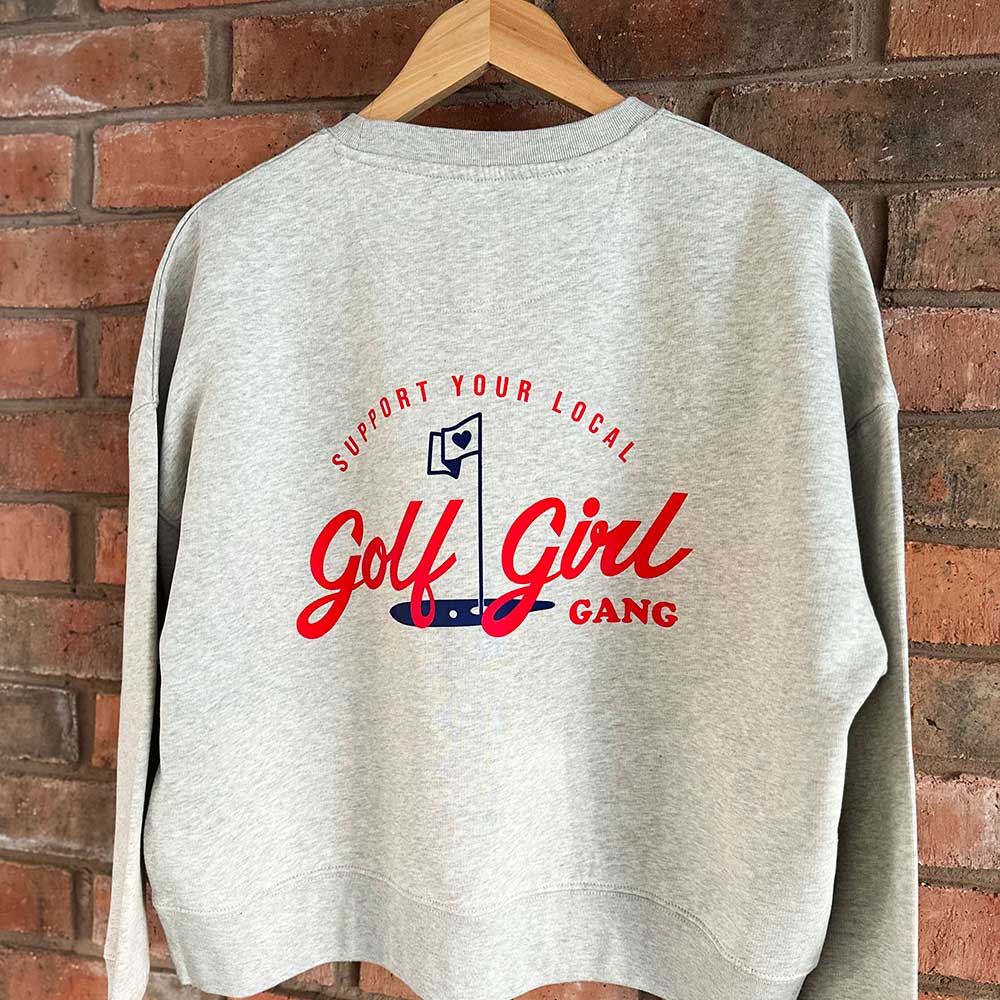 Bunker Woman Girl Gang Sweat Oatmeal