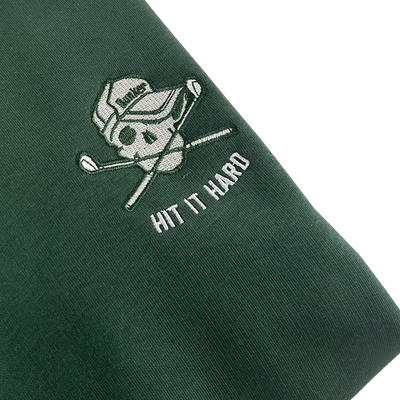 Bunker Skull Hoodie Green