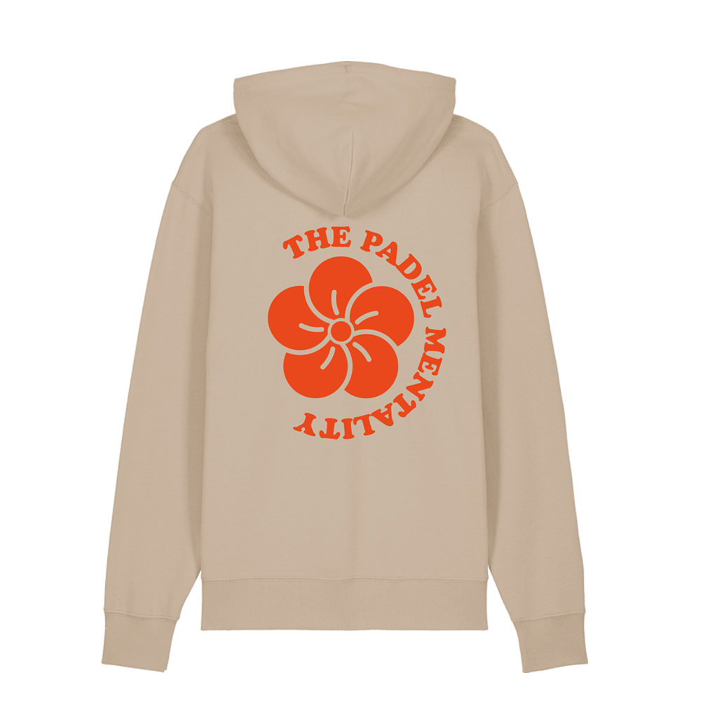 Padel Mentality Icon Hoodie - Pebble
