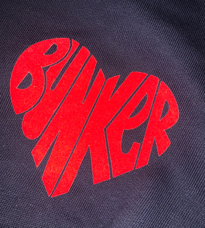 Heart Boxy Sweatshirt Navy  - On the Shelf