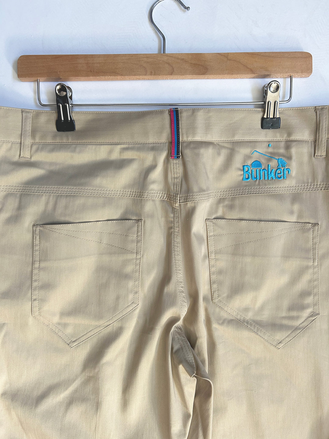 Stone Cotton Elastane Trouser  - Stone - 34 / 32 (Sample)