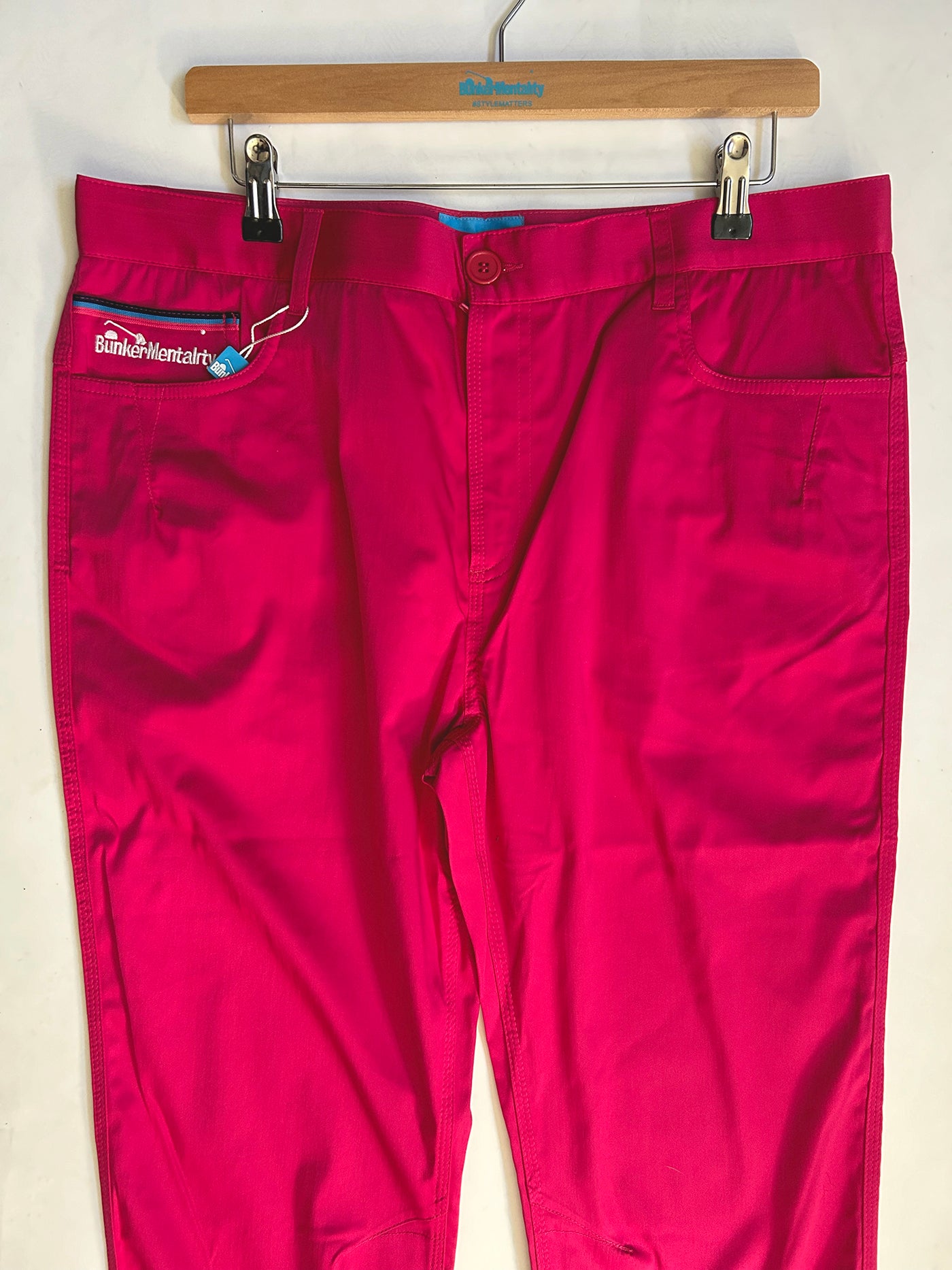 Trouser Cotton Elastane  - Pink - 36 / 34 (Sample)