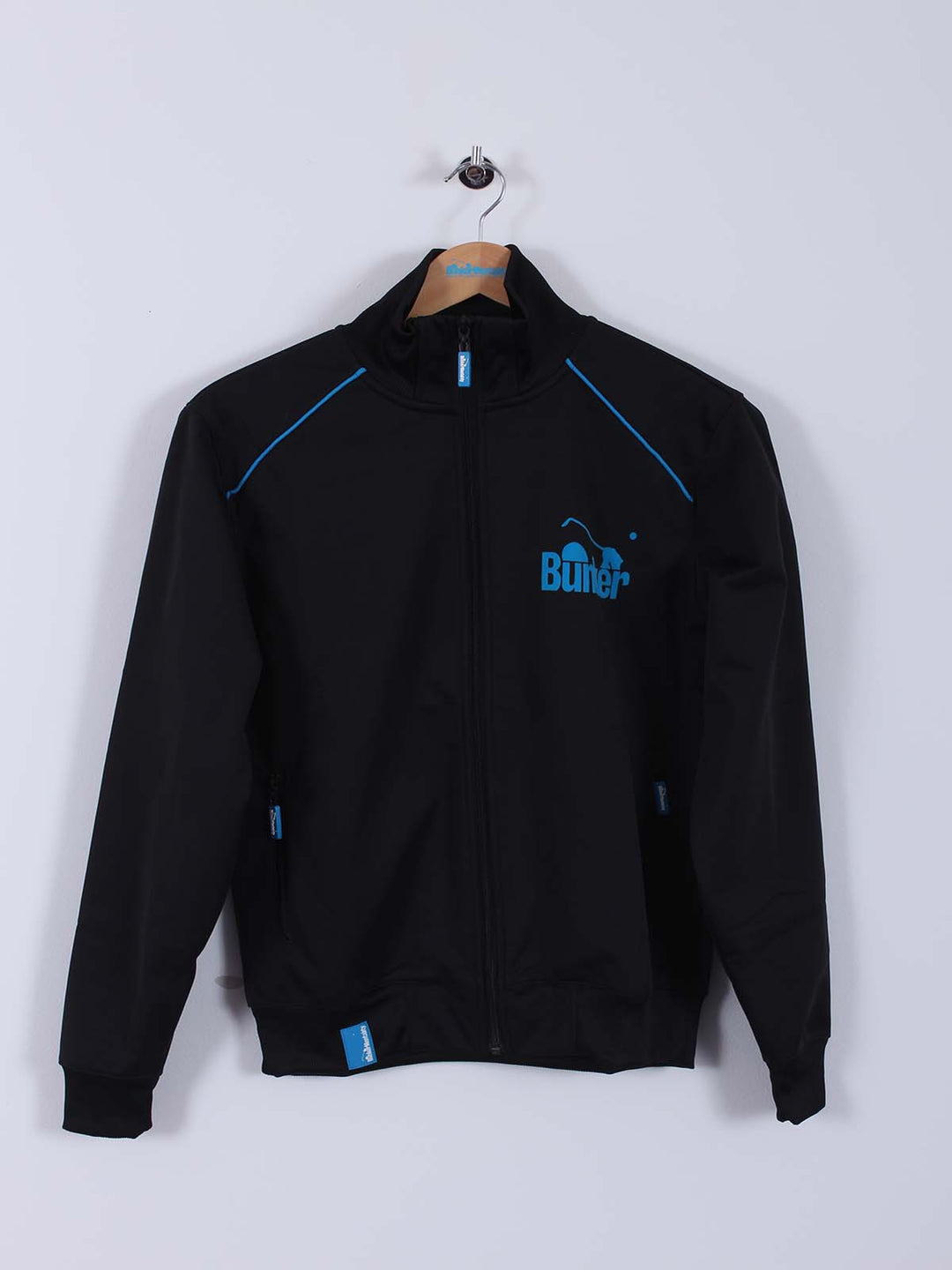 Black Warm Up Zipper- Black (sample)
