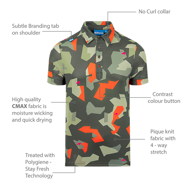 Cmax Camo Polo