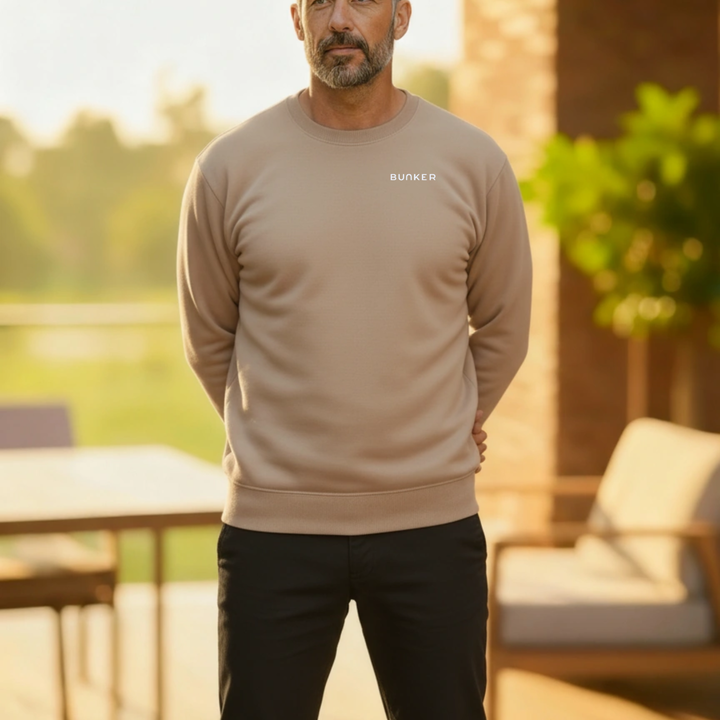 Logo Sweatshirt Desert Dust