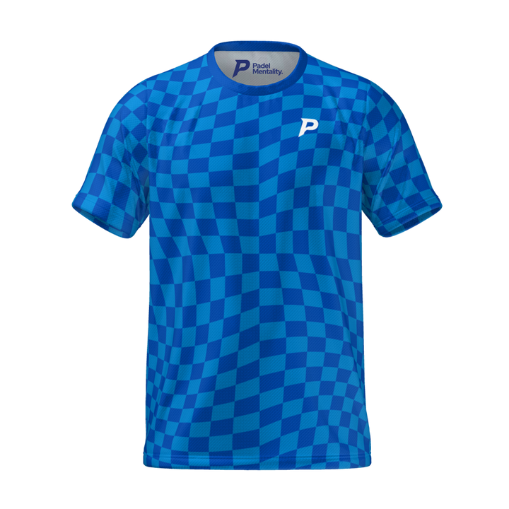 Padel Ripple Tech Tee – Blue