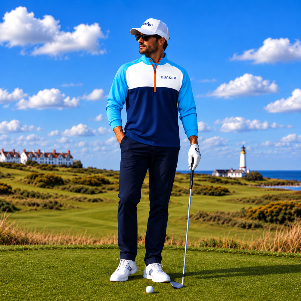 Rocco Mid Layer - Navy & Bunker Blue