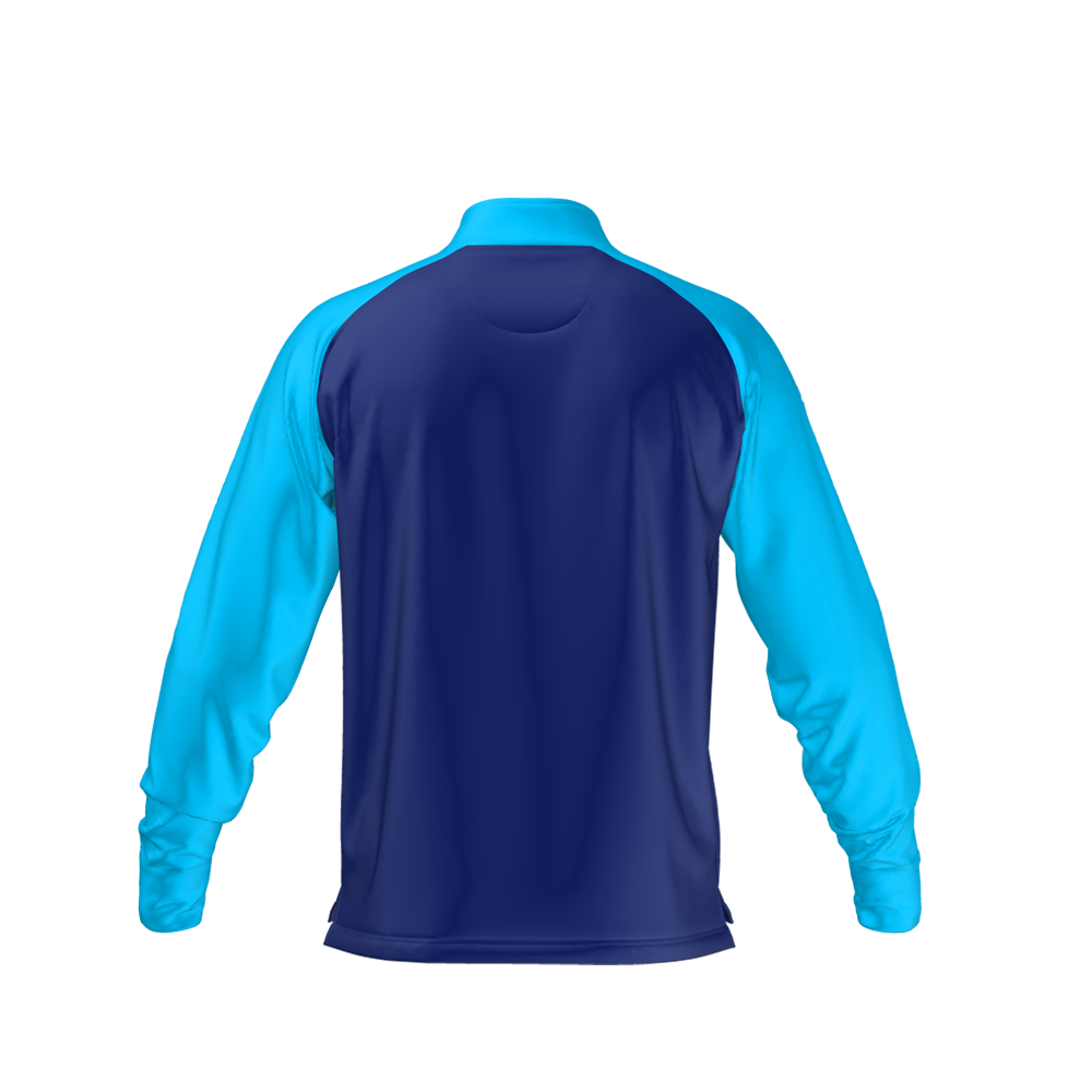 Bunker Blue Rocco Mid Layer – Navy, Bunker Blue & White | Custom Fit Golf Mid Layer ...