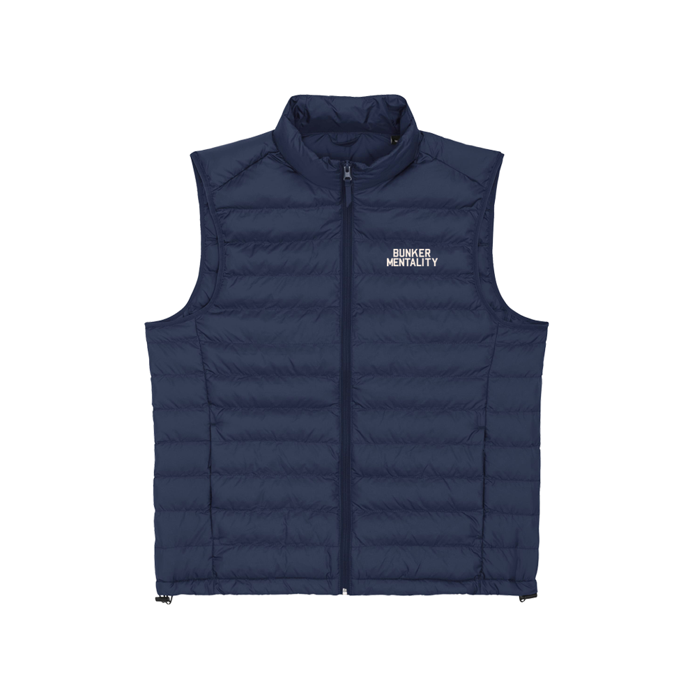 Bunker Tech Logo Gilet - Navy