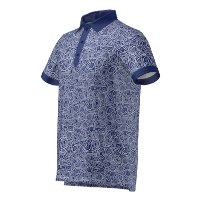 Cmax Paisley Polo Shirt Navy MFY