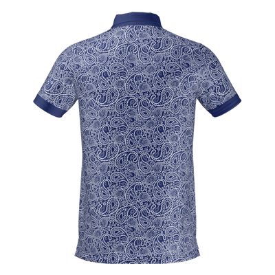 Cmax Paisley Polo Shirt Navy MFY