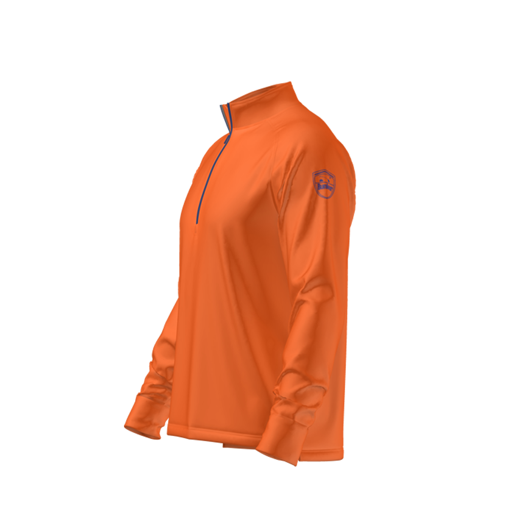 Mid Layer Zipper Orange MFY