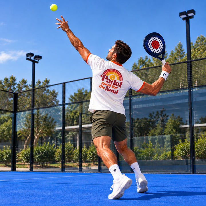 Padel Good for the Soul Organic Cotton T-Shirt - Off White