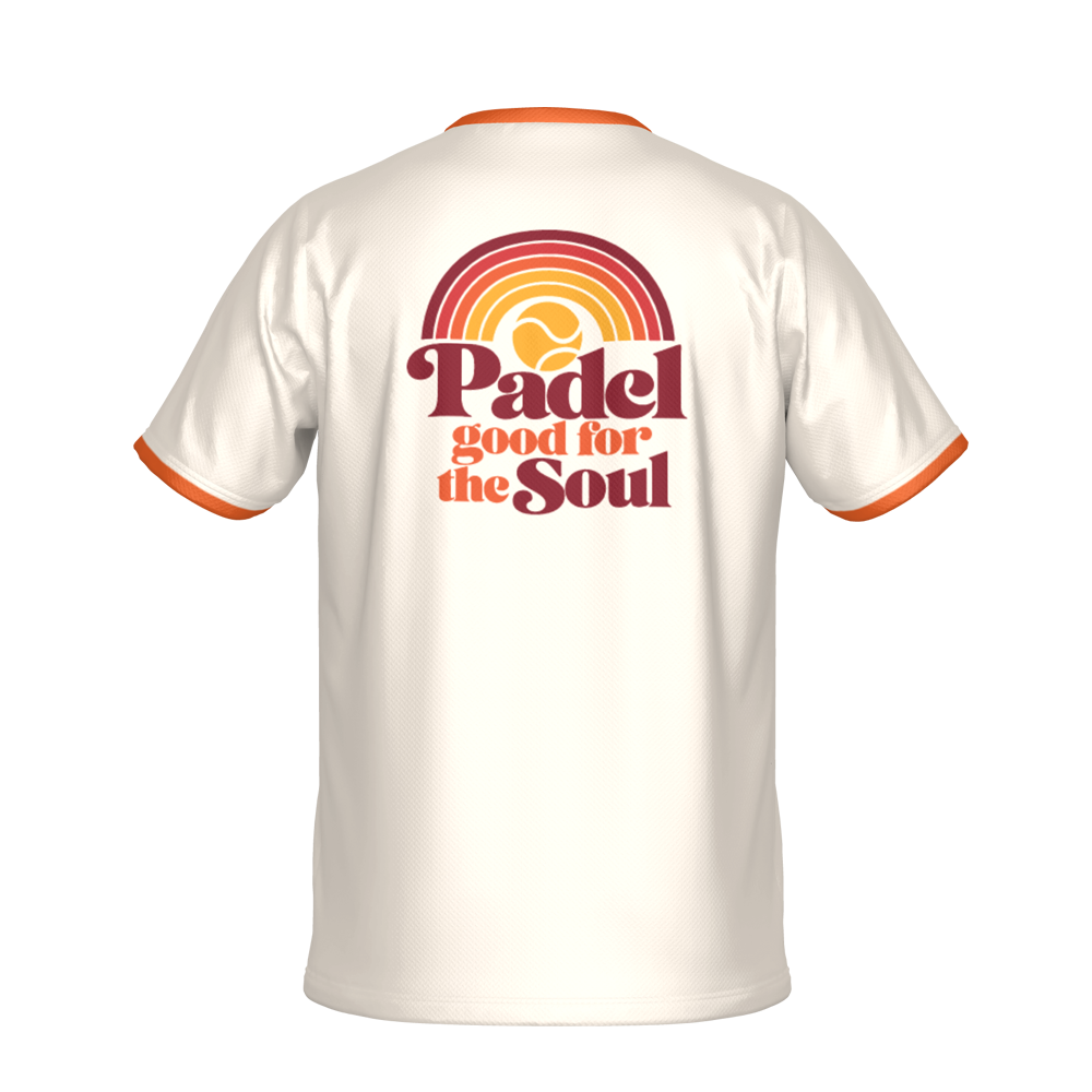 Padel Good for the Soul Tech T Shirt - Off White