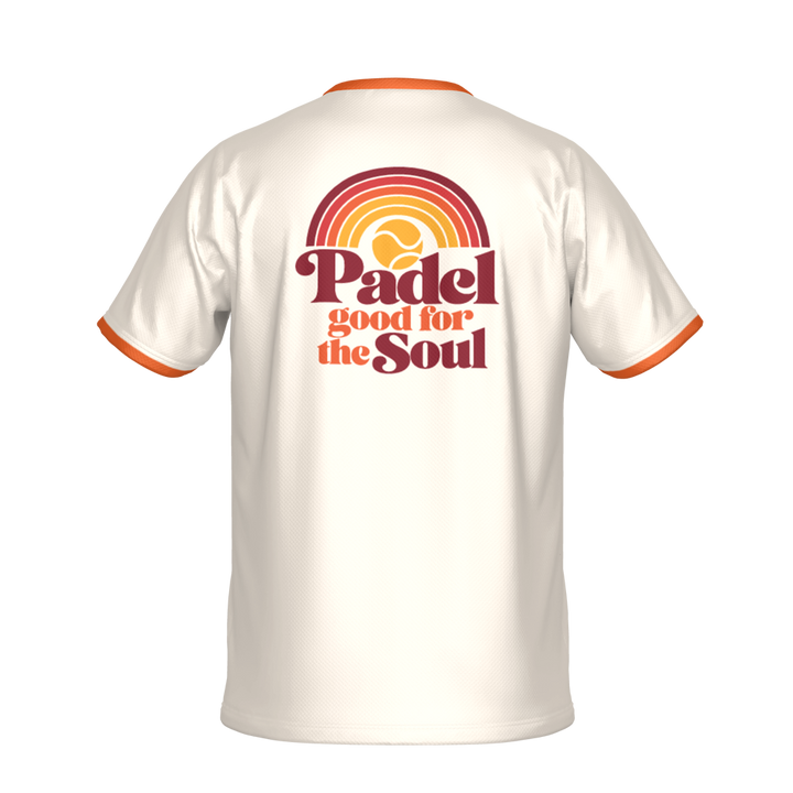 Padel Good for the Soul Tech T Shirt - Off White