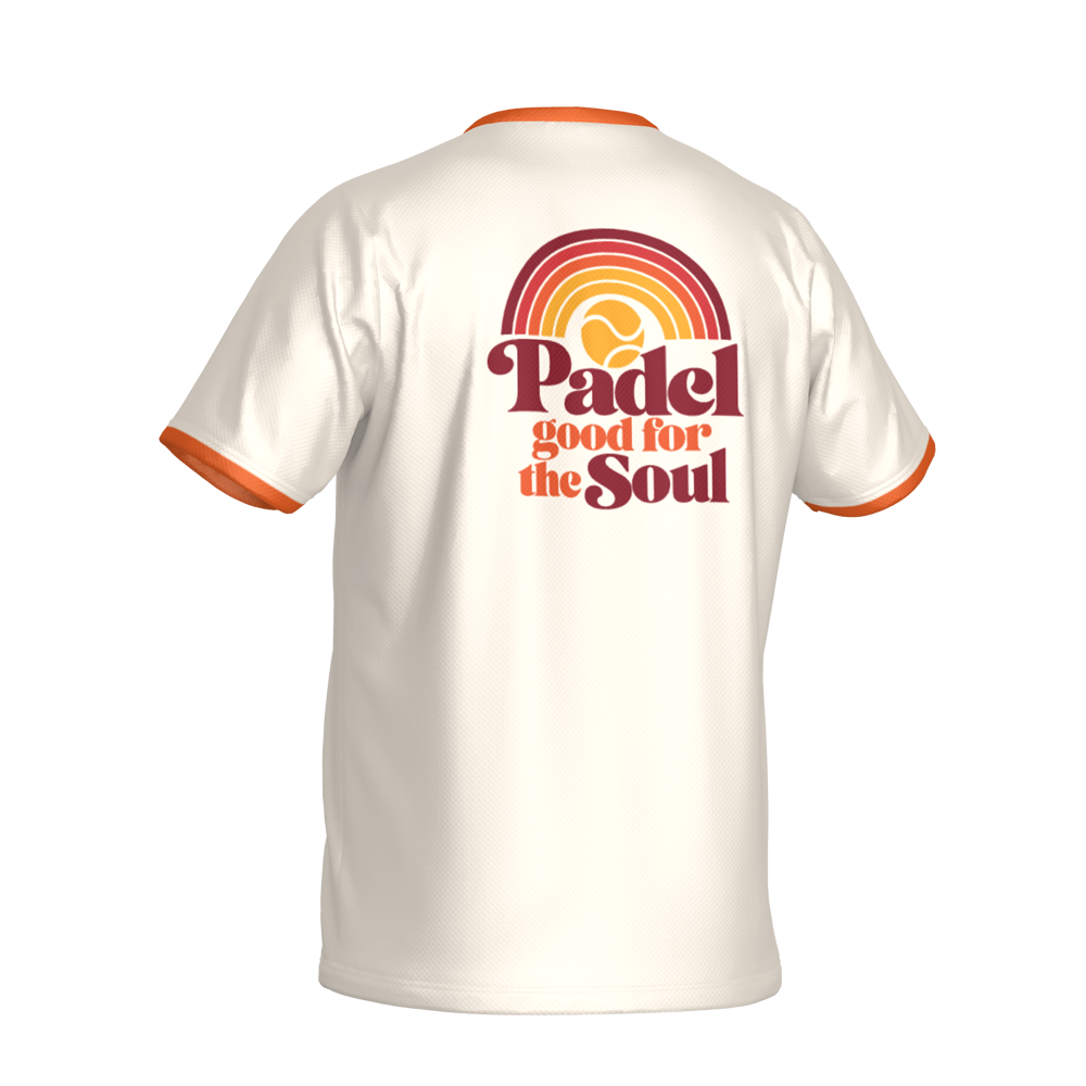Padel Good for the Soul Tech T Shirt - Off White
