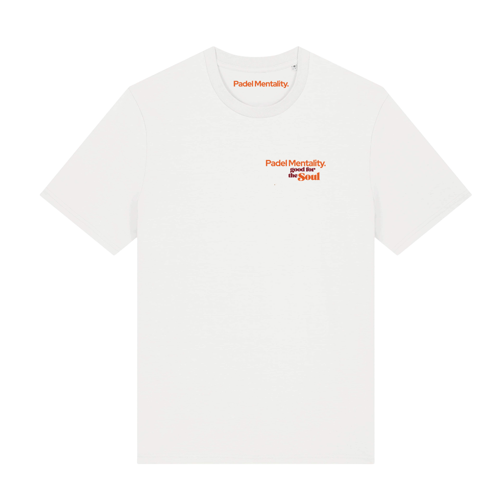 Padel Good for the Soul Organic Cotton T-Shirt - Off White