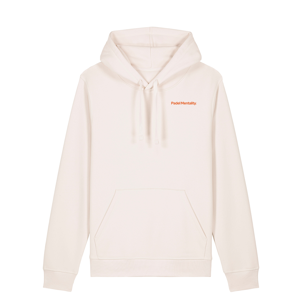 Padel Mentality Good for the Soul Organic Cotton Hoodie - Off White