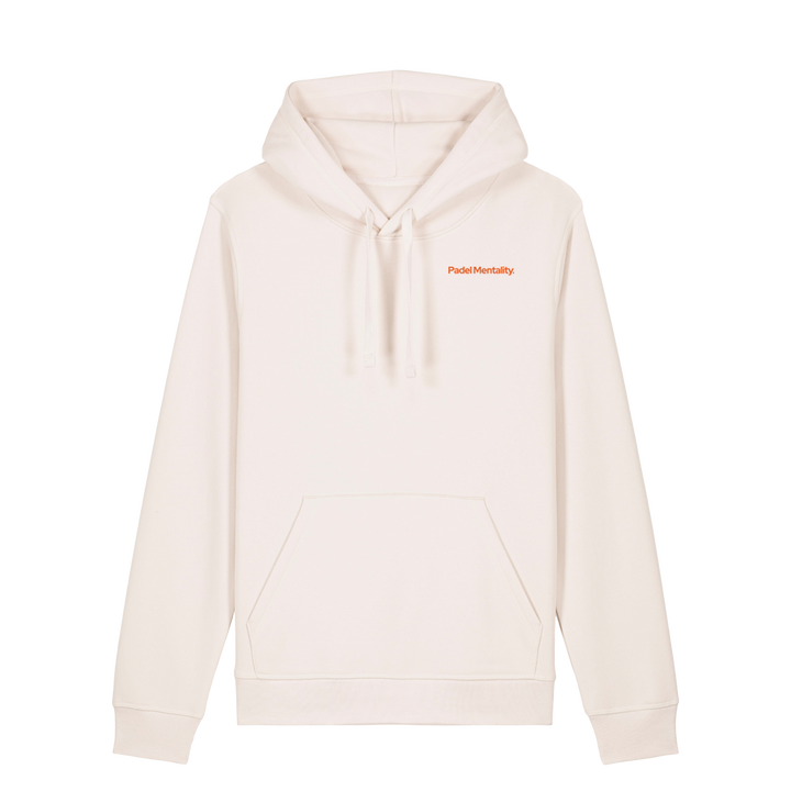 Padel Mentality Good for the Soul Organic Cotton Hoodie - Off White