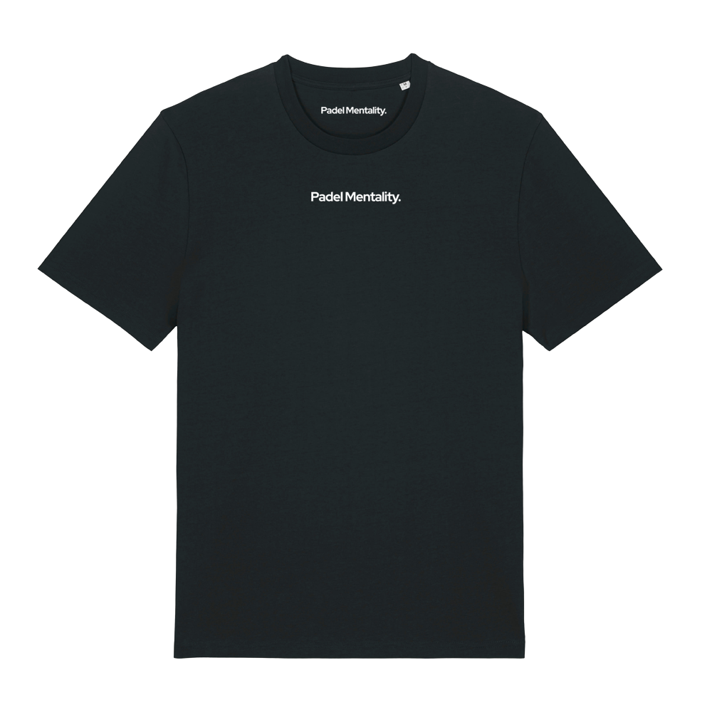 Padel and Planet Organic Cotton T-Shirt - Black