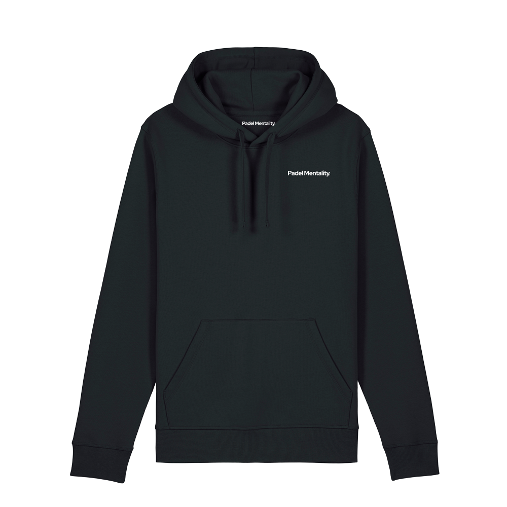 Padel and Planet Organic Cotton Hoodie - Black