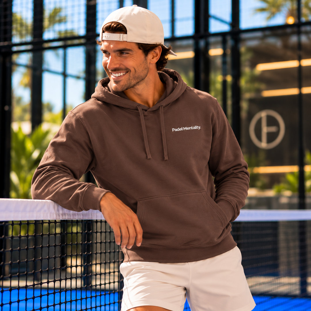 Padel and Planet Organic Cotton Hoodie - Mocha