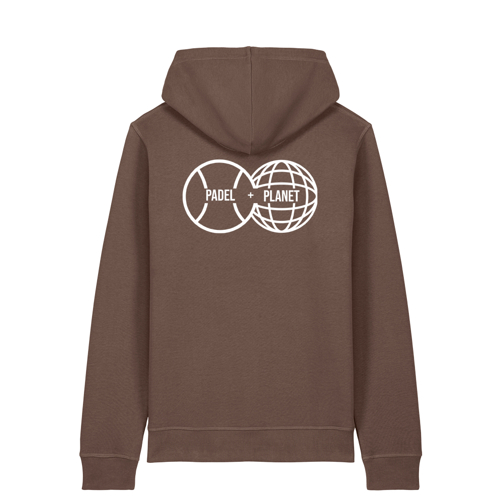 Padel and Planet Organic Cotton Hoodie - Mocha