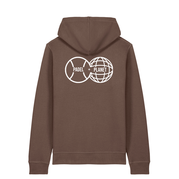 Padel and Planet Organic Cotton Hoodie - Mocha
