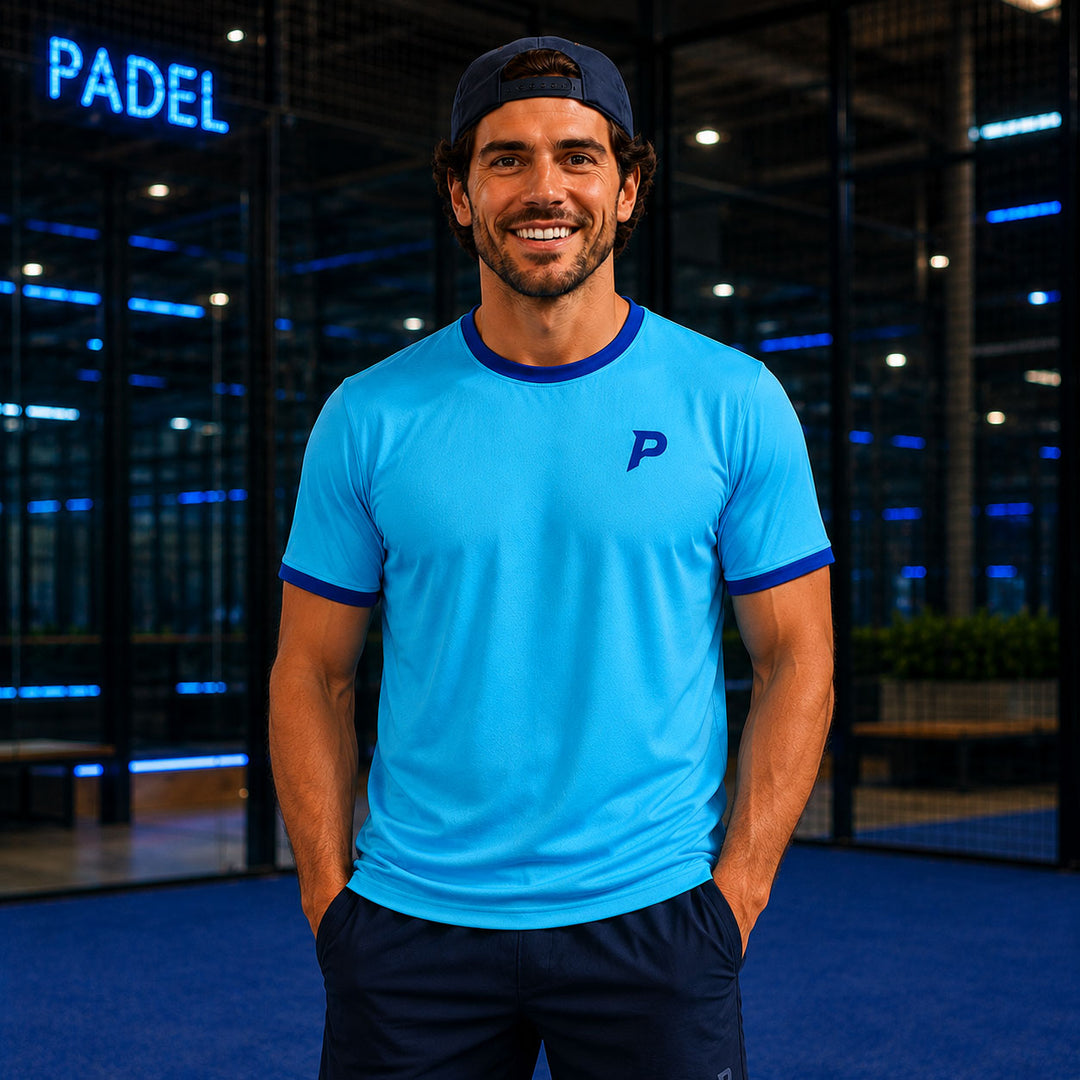 Padel Players Tech Tee – Aqua