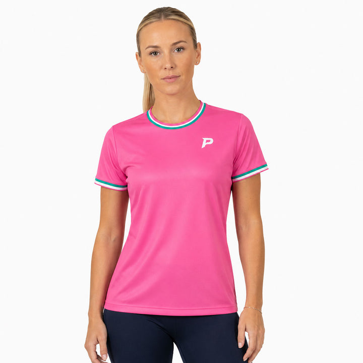 Padel Ace Tech Tee – Pink