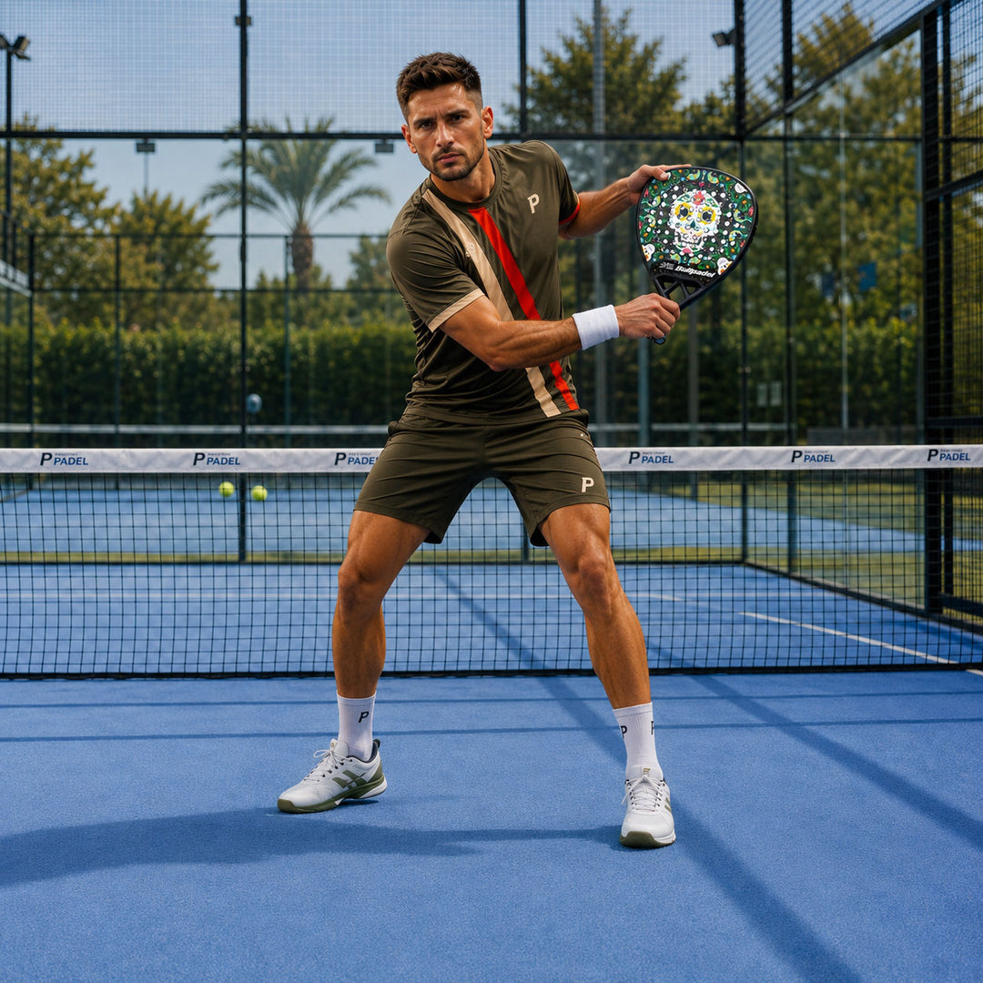Padel Glide Tech Tee – Khaki