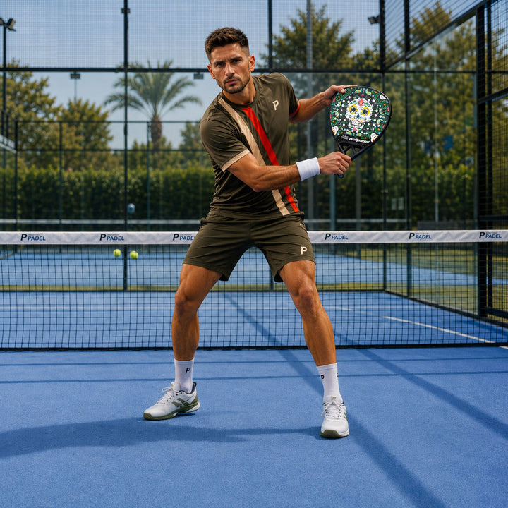 Padel Glide Tech Tee – Khaki
