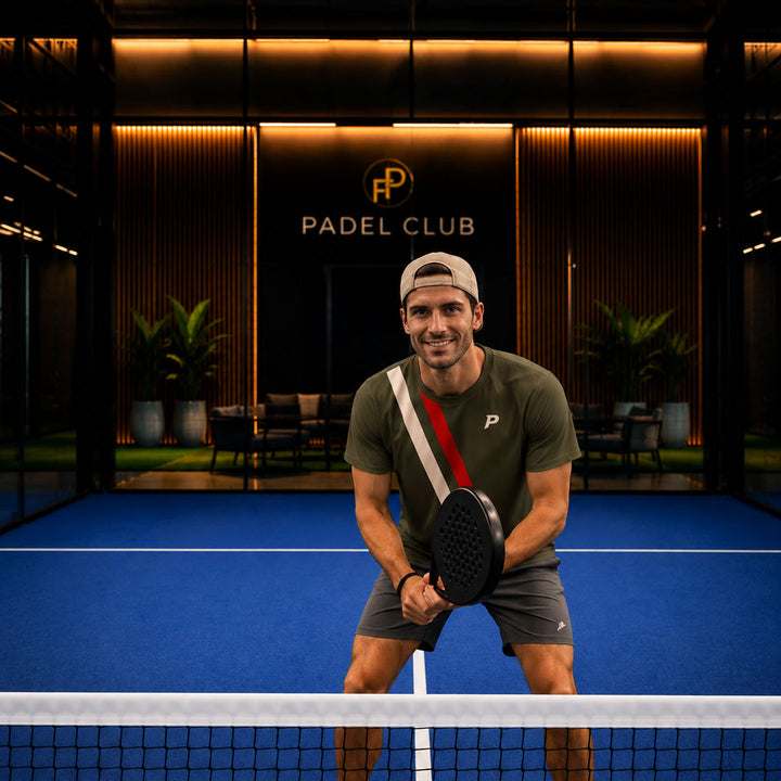 Padel Glide Tech Tee – Khaki