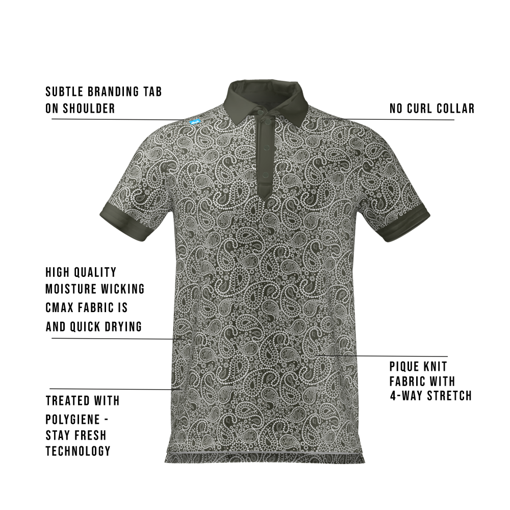Cmax Paisley Polo