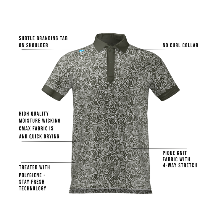 Cmax Paisley Polo