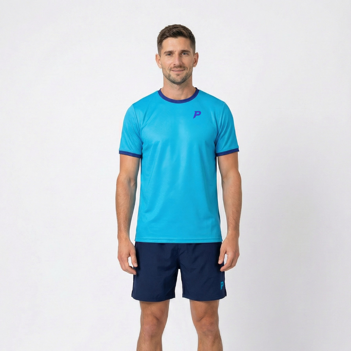 Padel Players Tech Tee – Aqua