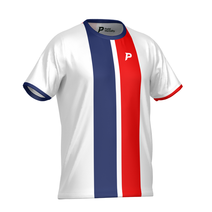 Padel Dart Tech Tee – White