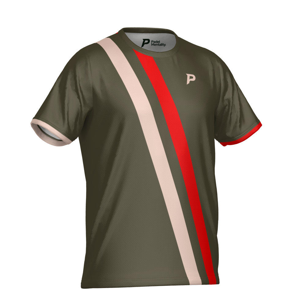 Padel Glide Tech Tee – Khaki