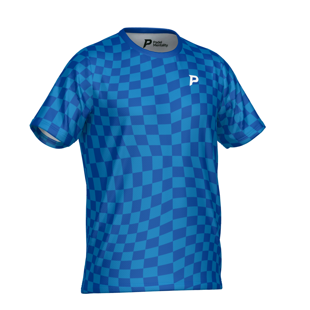 Padel Ripple Tech Tee – Blue