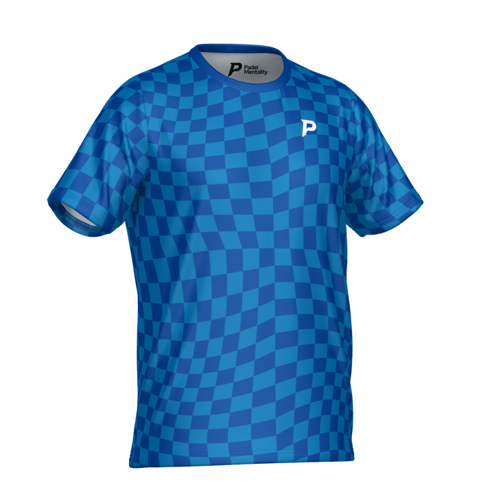 Padel Ripple Tech Tee – Blue