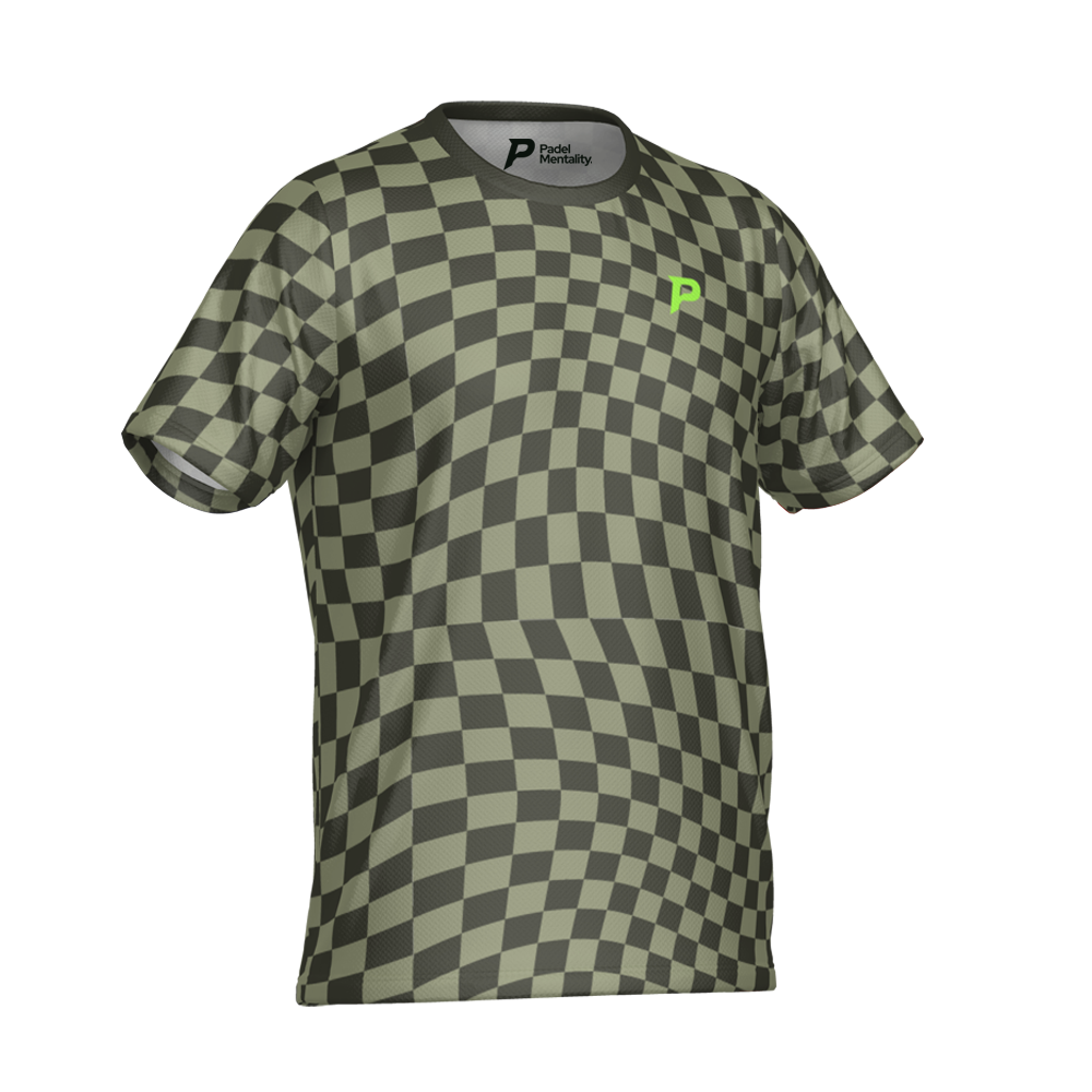 Padel Ripple Tech Tee – Khaki