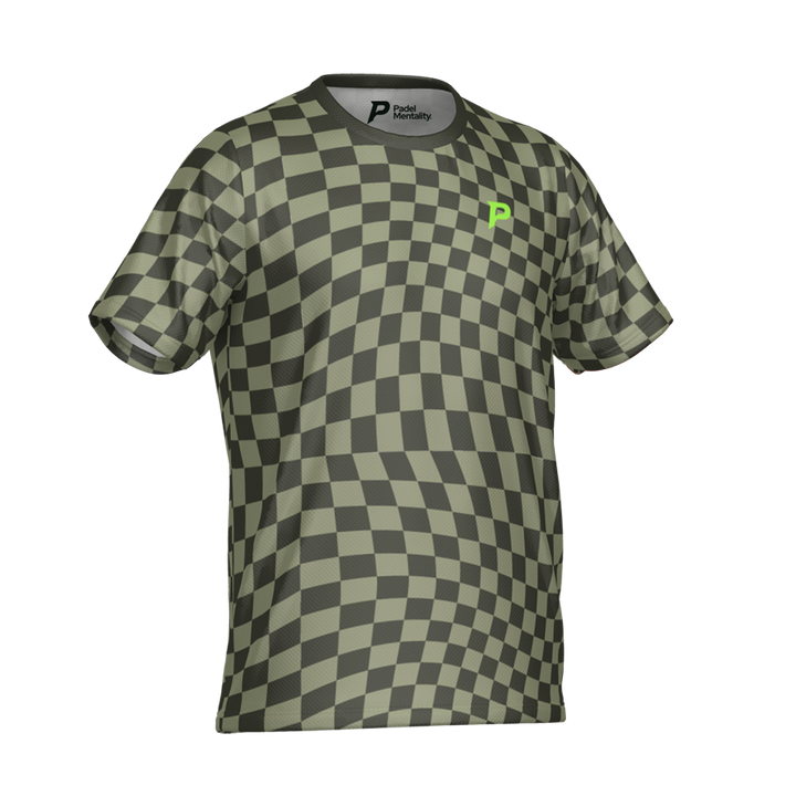 Padel Ripple Tech Tee – Khaki