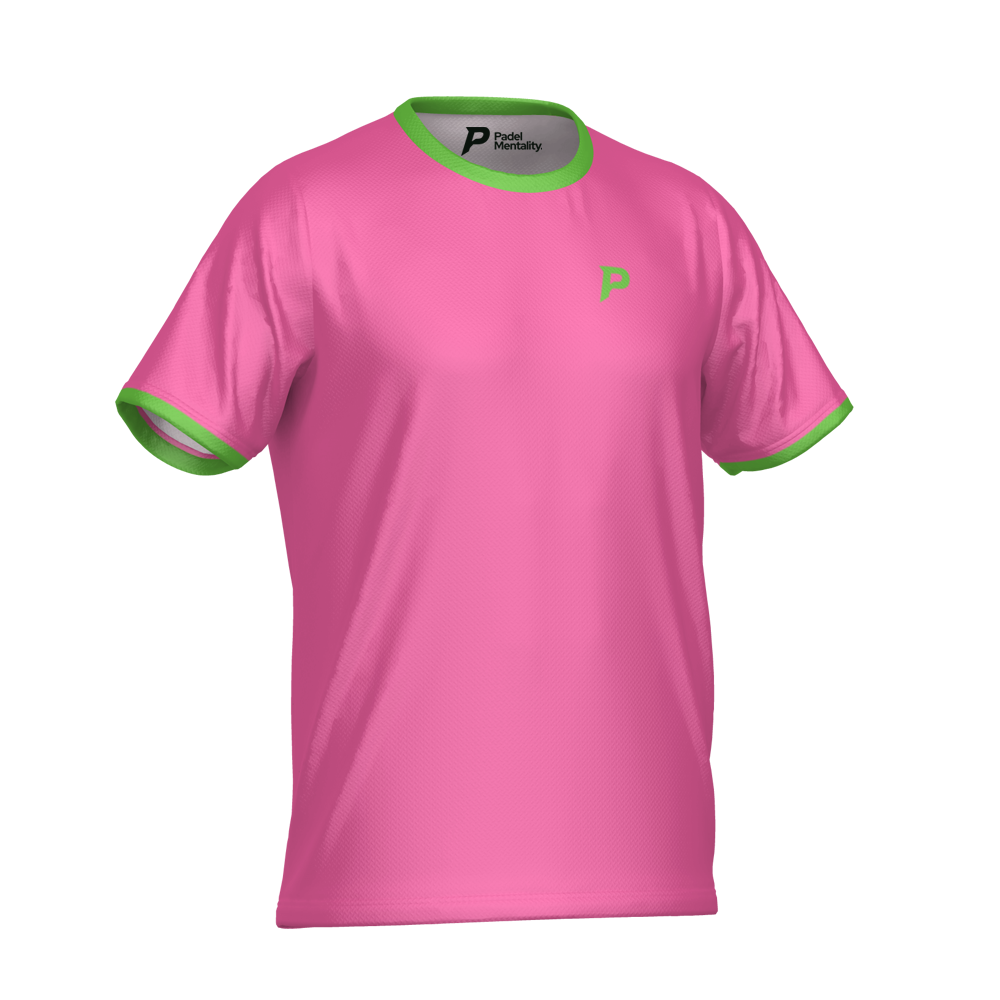 Padel Players Tech Tee – Bubblegum Pink