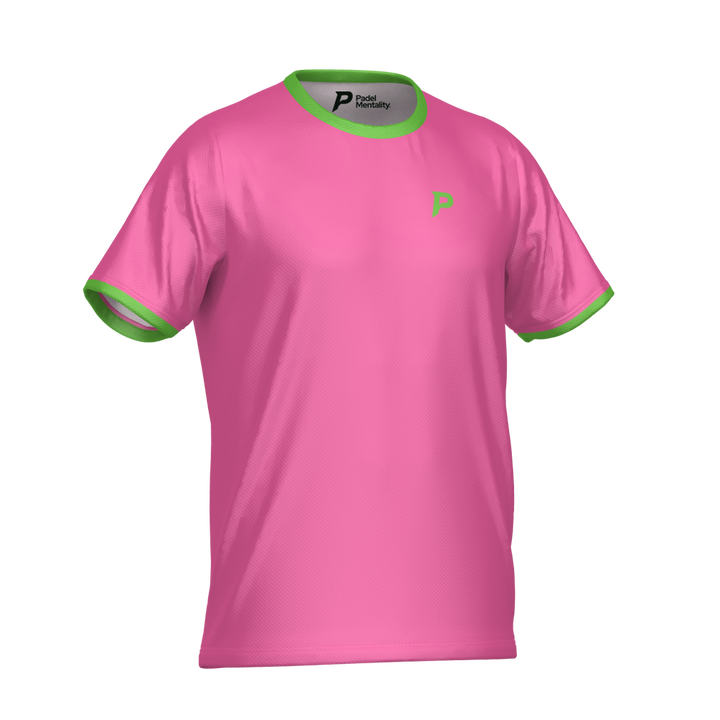 Padel Players Tech Tee – Bubblegum Pink