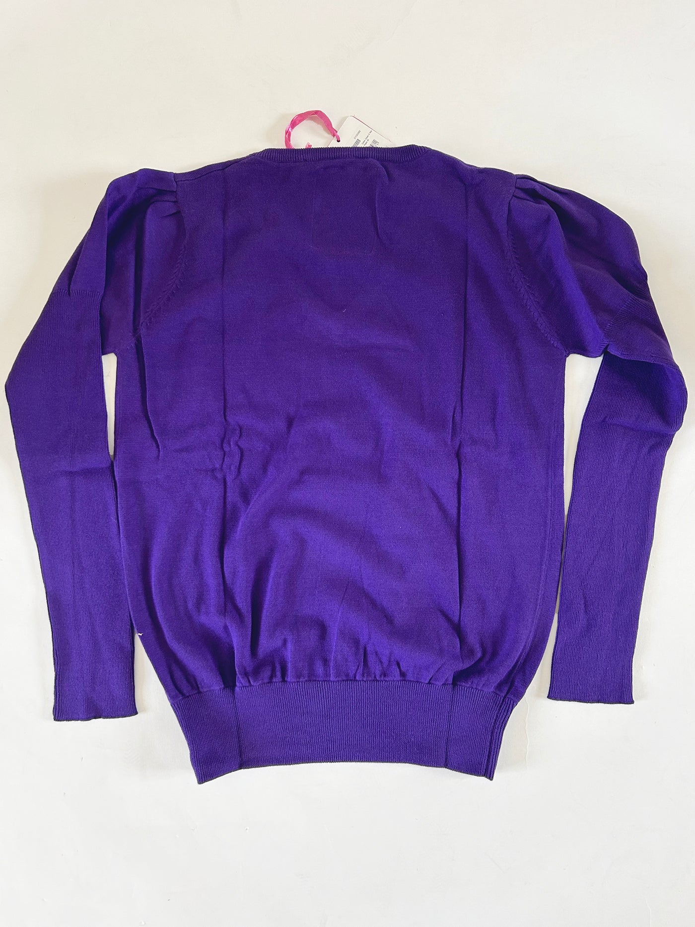 Crested V Sweater Purple (sample)