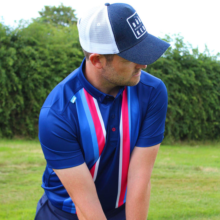 CMAX Vertical Stripe Polo