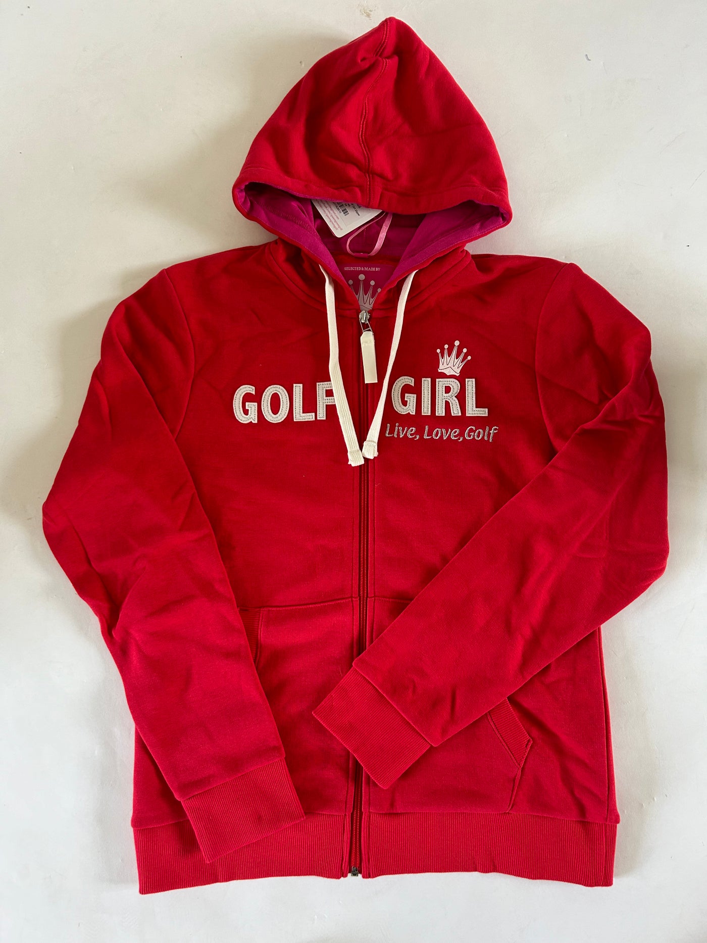 Golf Girl Hoodie - Red (sample)