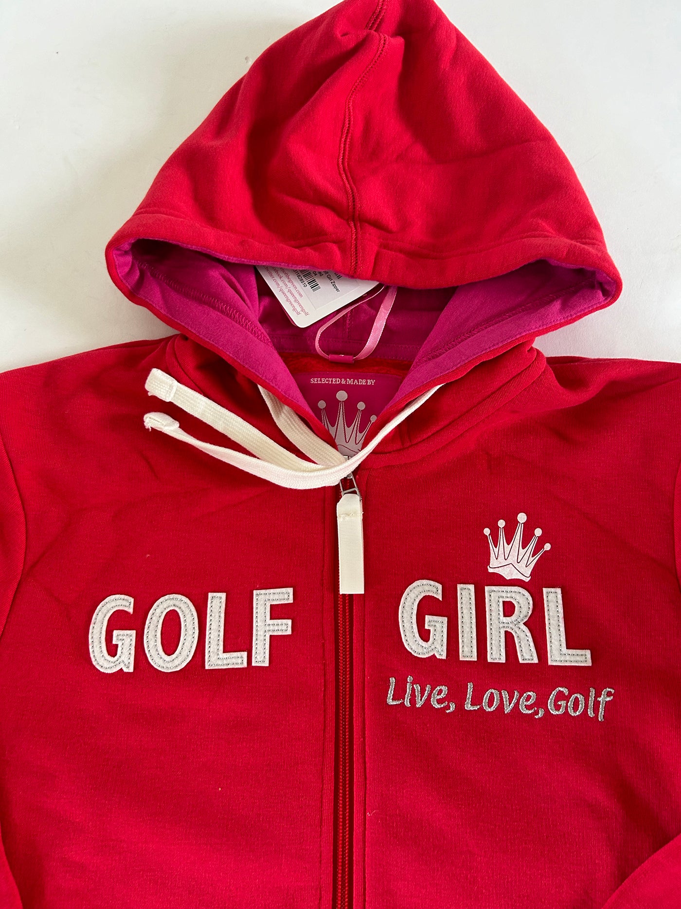 Golf Girl Hoodie - Red (sample)